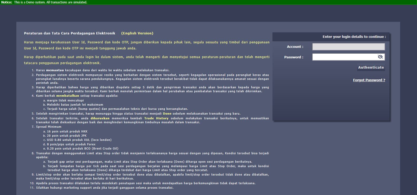 Demo Account PT EWF: Panduan Lengkap Trading Tanpa Risiko