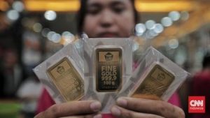 EWF | Harga Emas Antam Naik Tipis ke Rp2,814 Juta Per Gram
