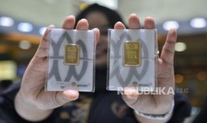 EWF | Harga Emas Antam Anjlok, Hari Ini Turun Rp50 Ribu per Gram