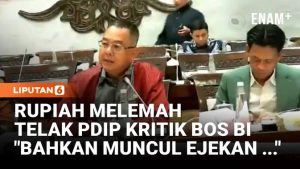 EWF | Telak PDIP Kritik Bos BI soal Rupiah Melemah: Bahkan Muncul Ejekan…