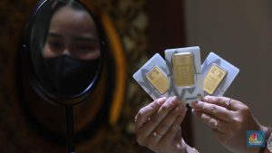 EWF | Kabar Gembira! Harga Emas Antam Logam Mulia Hari ini Akhirnya Naik