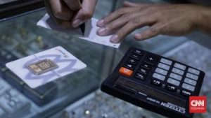 EWF | Harga Emas Antam Ambles Rp27 Ribu ke Level Rp2,606 Juta Hari Ini