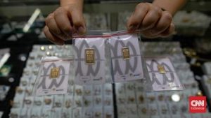 EWF | Harga Emas Antam Turun Tipis Jadi Rp2,625 Juta per Gram
