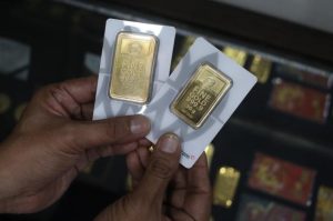 EQUITYWORLD FUTURES JAKARTA | Harga Emas Antam Sepekan Turun Rp70.000 per Gram, Stagnan di Rp2,67 Juta Hari Ini