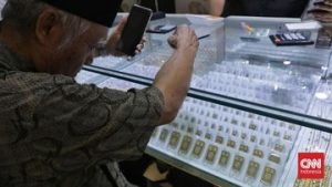 EWF | Harga Emas Antam Turun Tipis Jadi Rp2,599 Juta per Gram