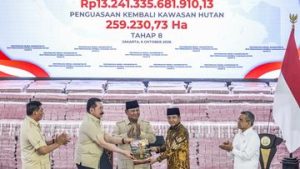 EQUITYWORLD FUTURES JAKARTA | Rp 13,24 Triliun Hasil Satgas PKH Masuk Kas Negara